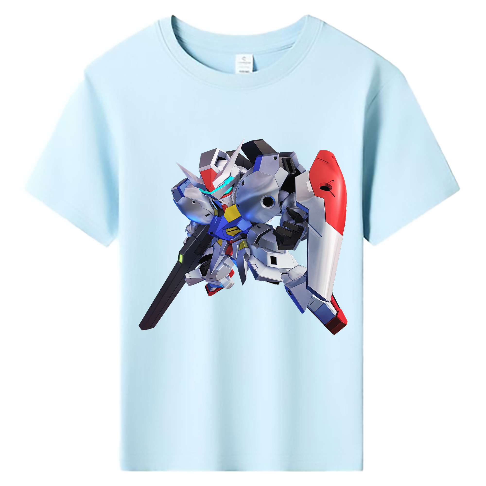（画像用） 機動戦士ガンダム Mobile Suit Gundam 綿100％キッズTシャツ（フロントプリント）